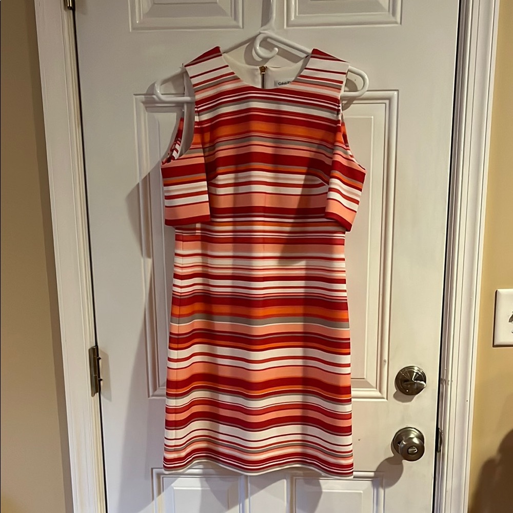 Calvin Klein cold shoulder Dress